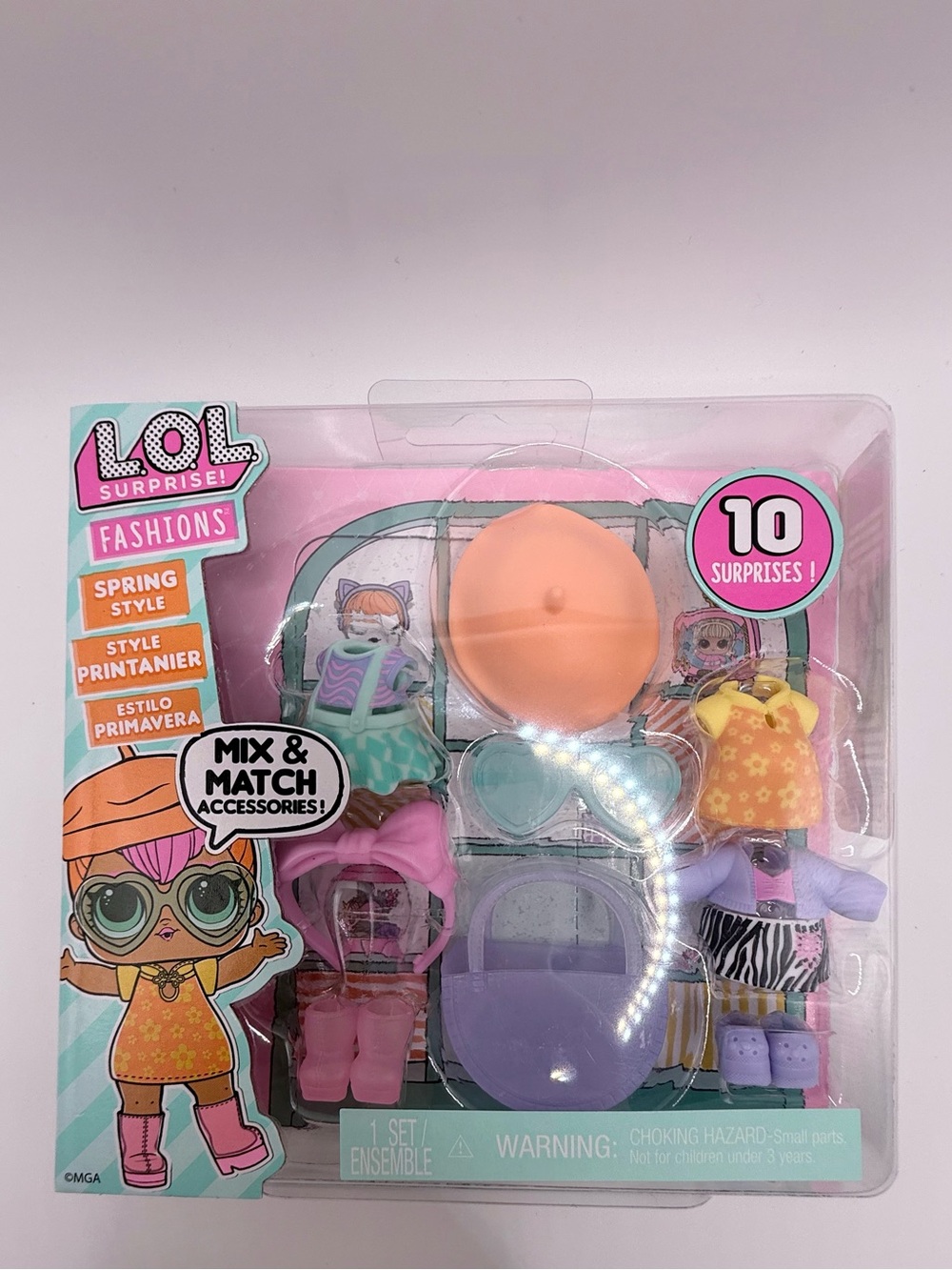 NEW L.O.L. Surprise Fashions Spring Style Mix & Match Accessories 10 Surprises